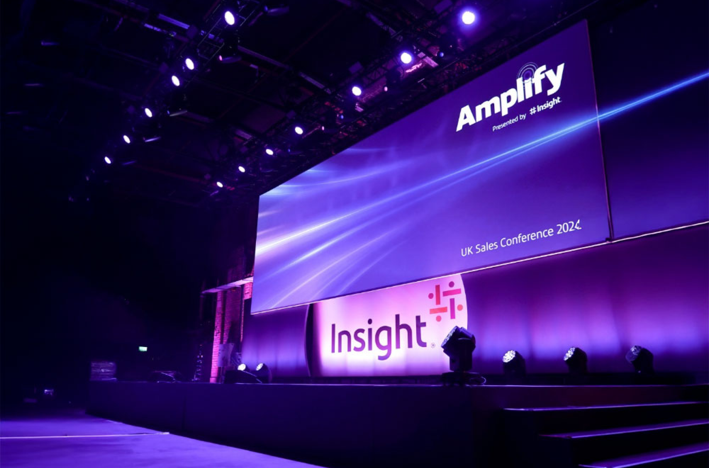 Amplify UK Sales Conference stage