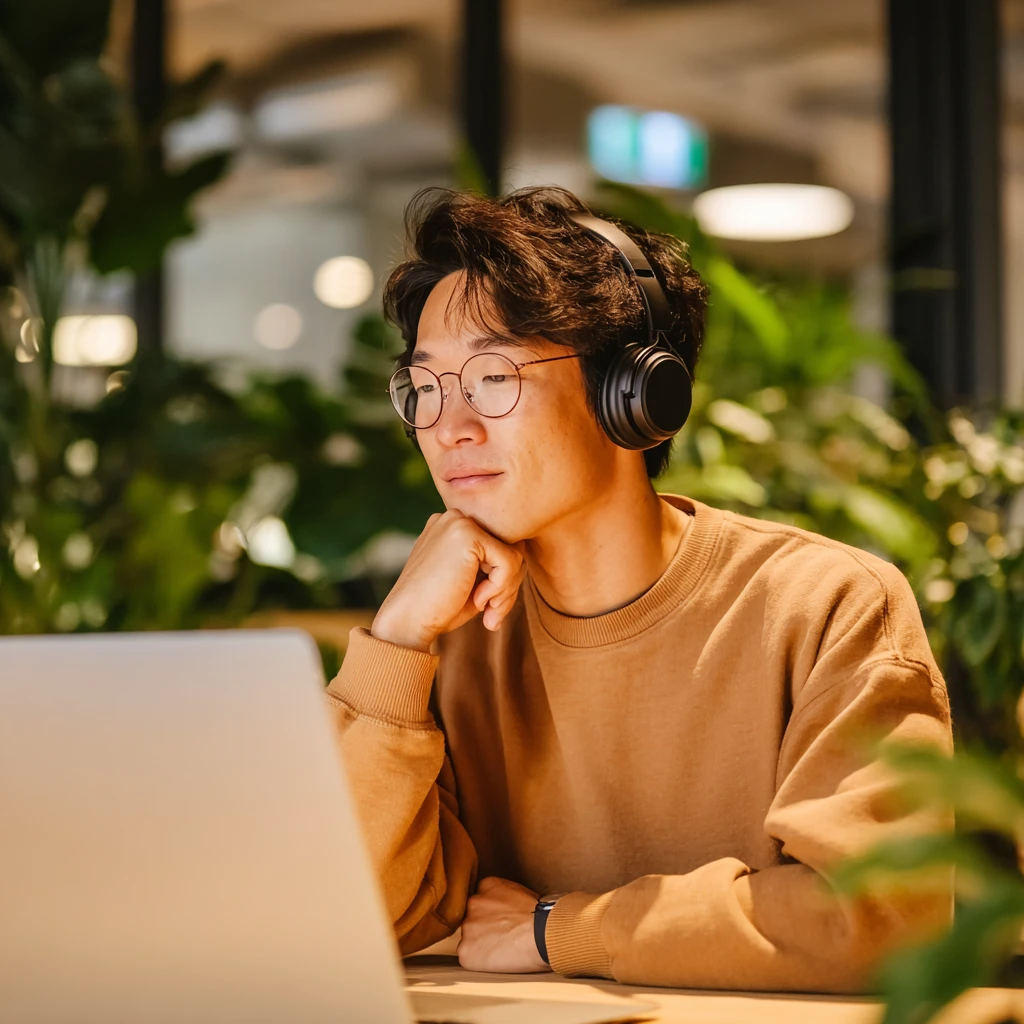man-reviewing-audio-headphones-recording.webp