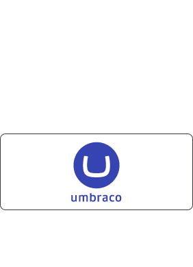 Image of the Umbraco logo to represent the integration