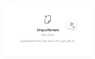 Drop a file here 
