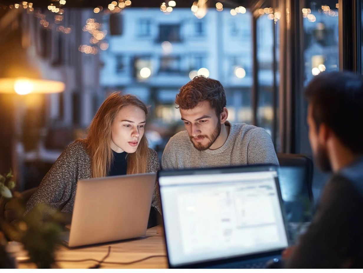 Group of people working on their computers